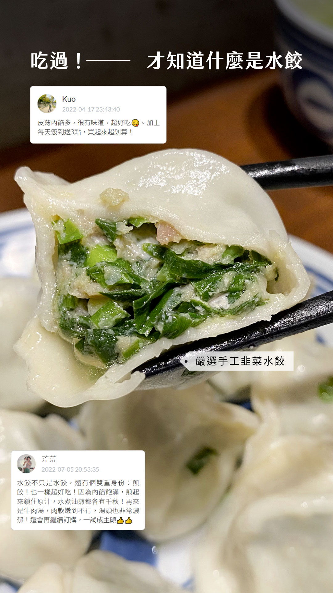 高麗菜豬肉手工水餃-Ainonix艾洛怩思